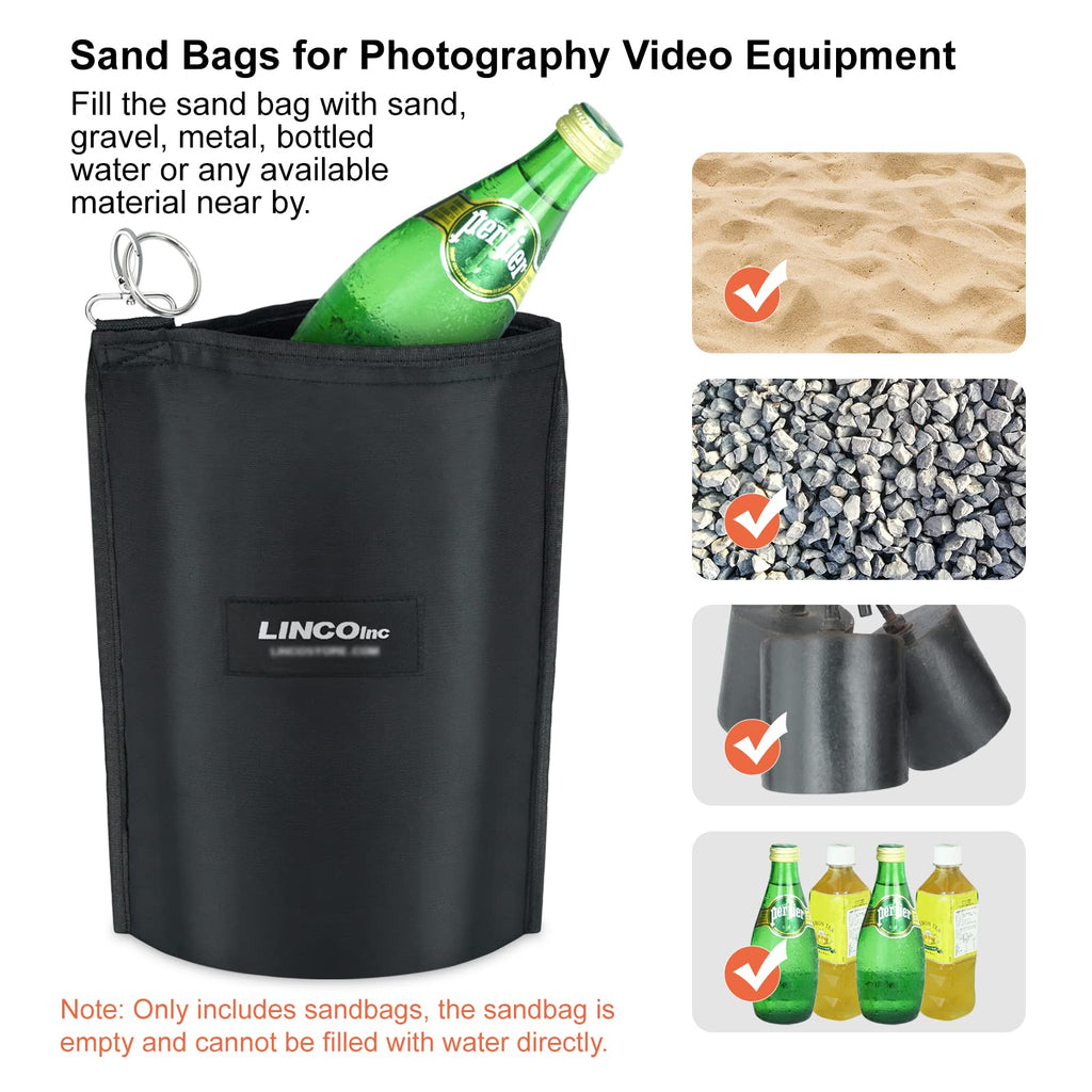 Adjustable Photography Backdrop Stand Kit with Carrying Bag D61299