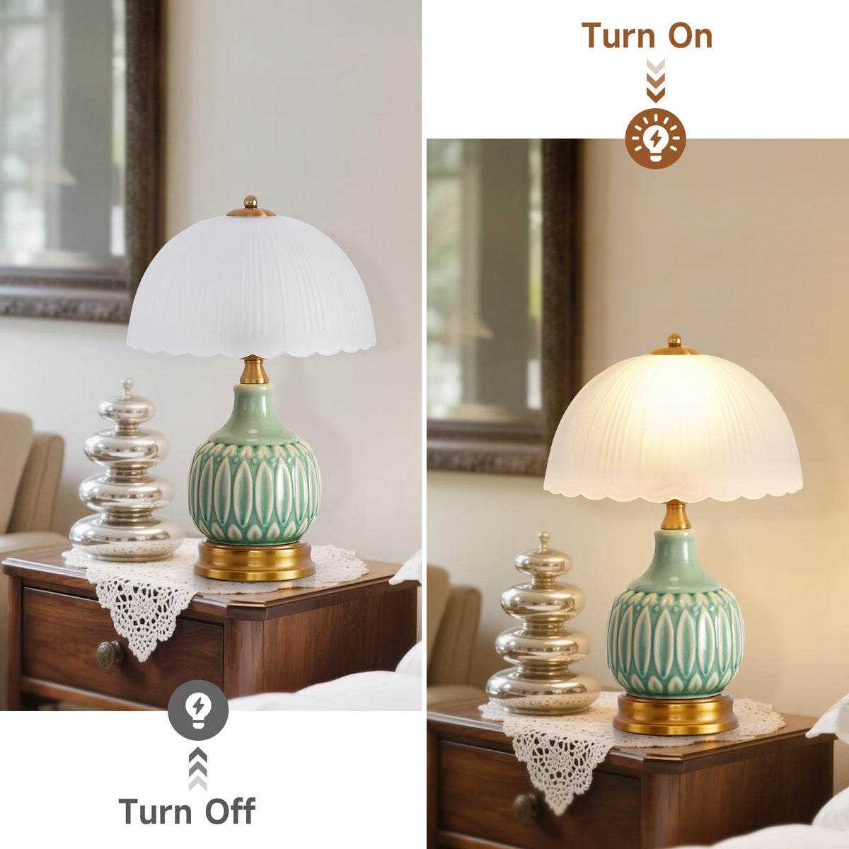 Ceramic Retro Table Lamp I1617