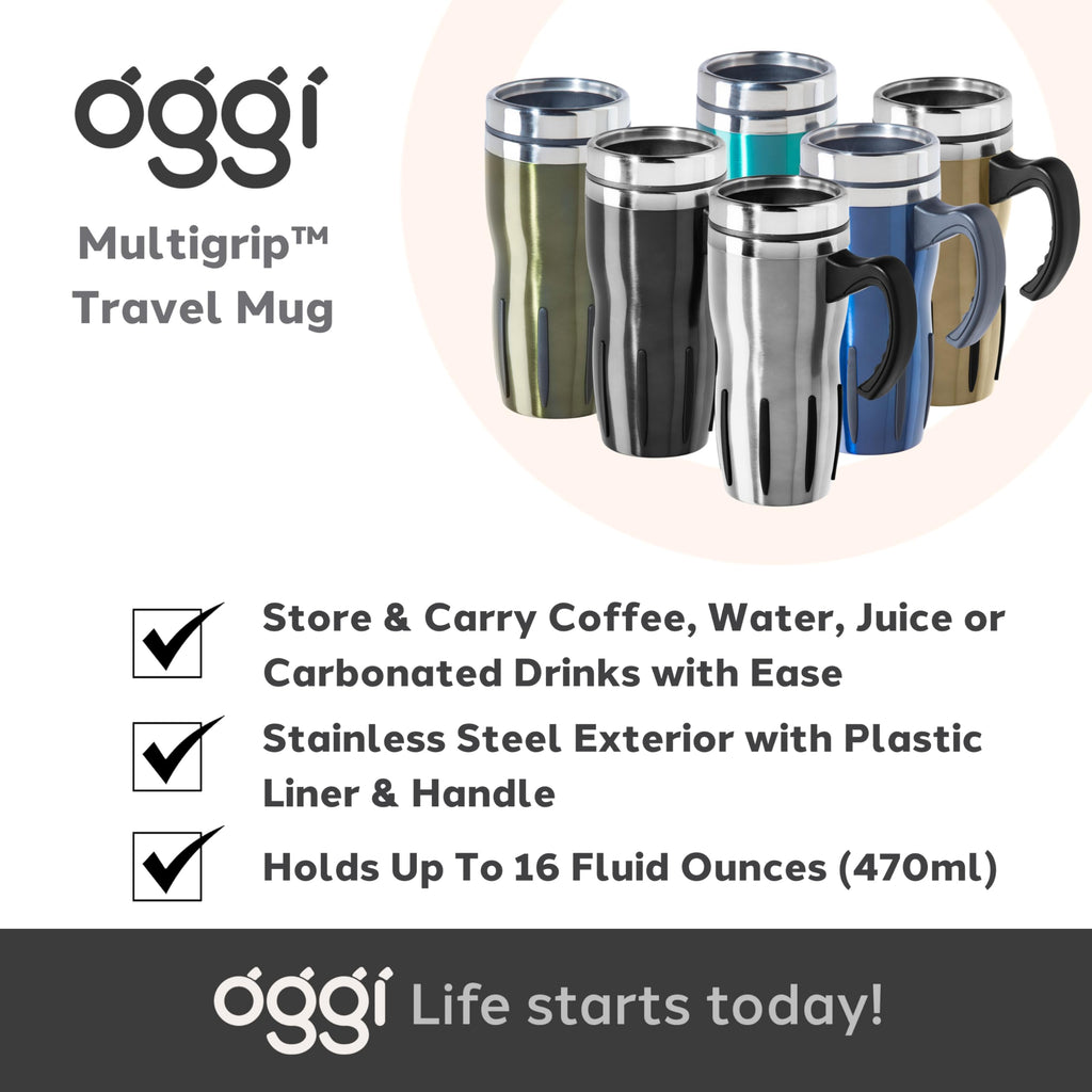 Stainless Steel Thermal Travel Mug 16oz G41152