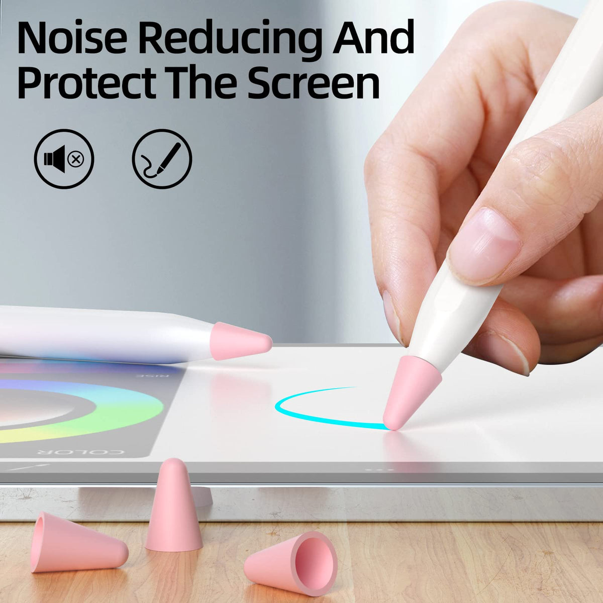 Pink Silicone Nib Protectors 50 Pack L828141
