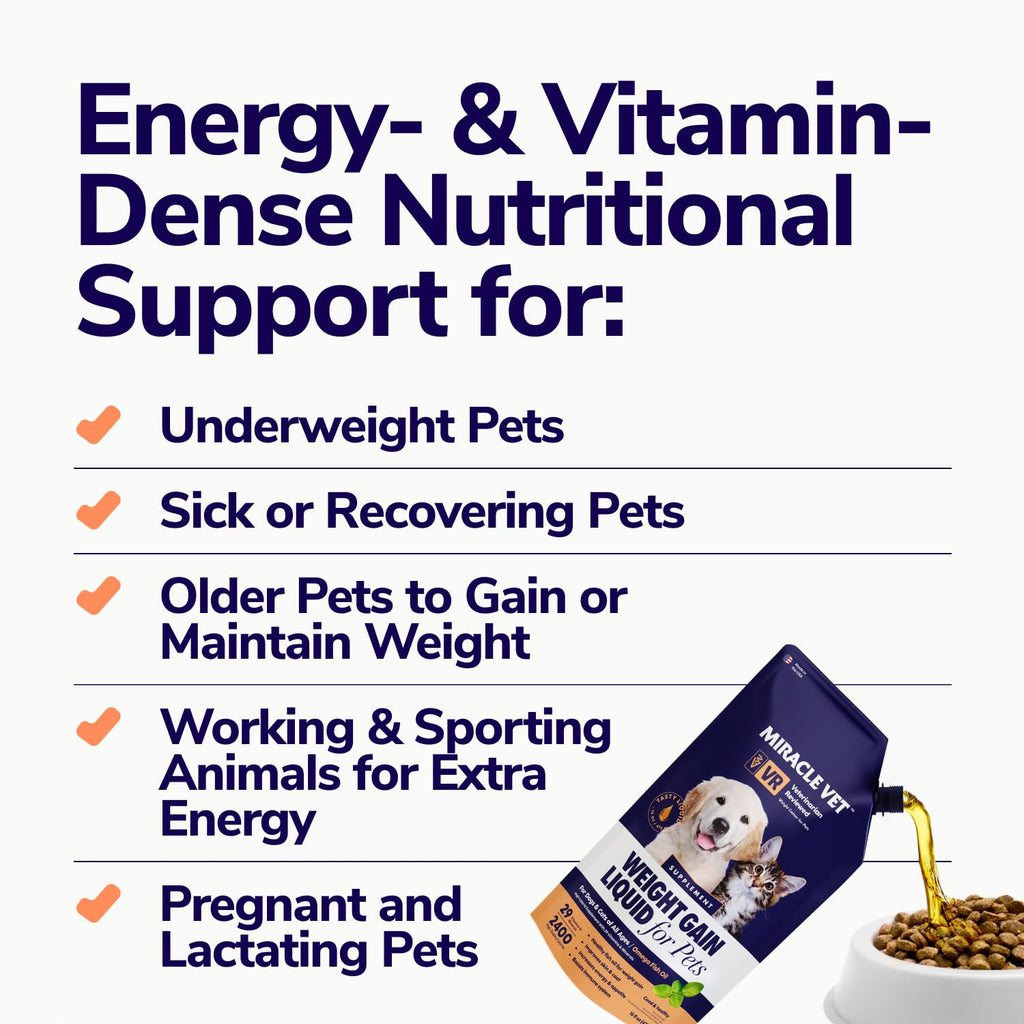 High-Calorie Weight Gainer Gel for Dogs & Cats X1698