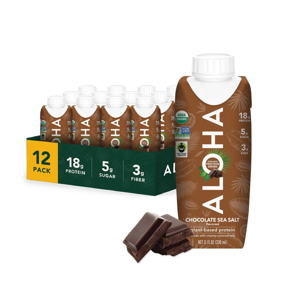 Chocolate Sea Salt Organic Plant Based Protein Drink M6442