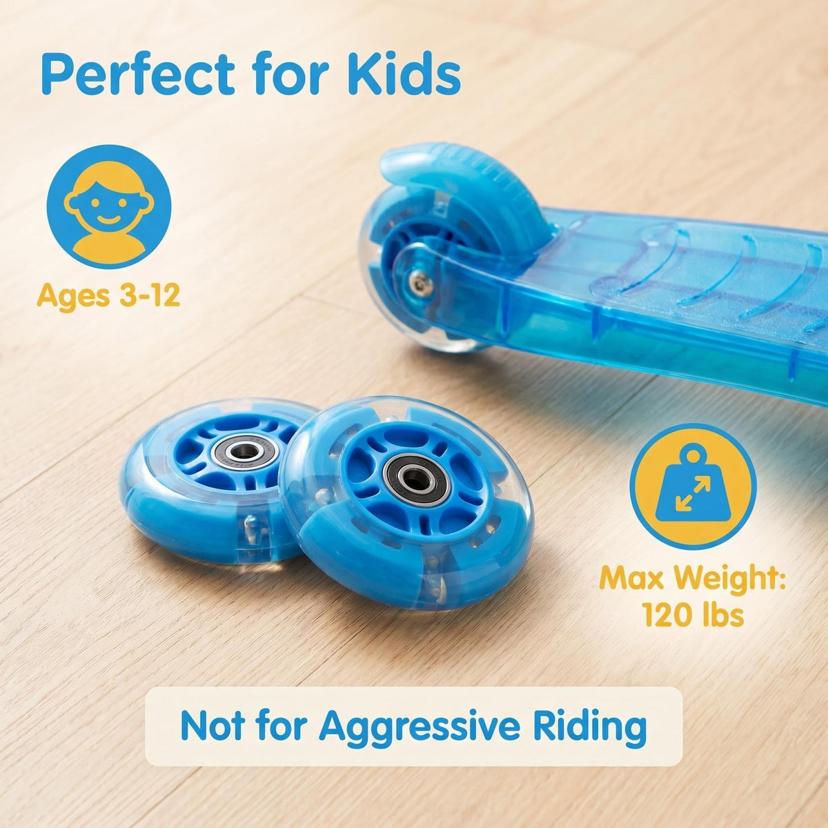 Light Up Scooter Wheels (2-Pack) U2869