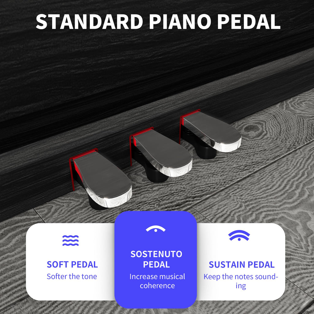 88 Keys Fully Weighted Digital Piano Keyboard S361200