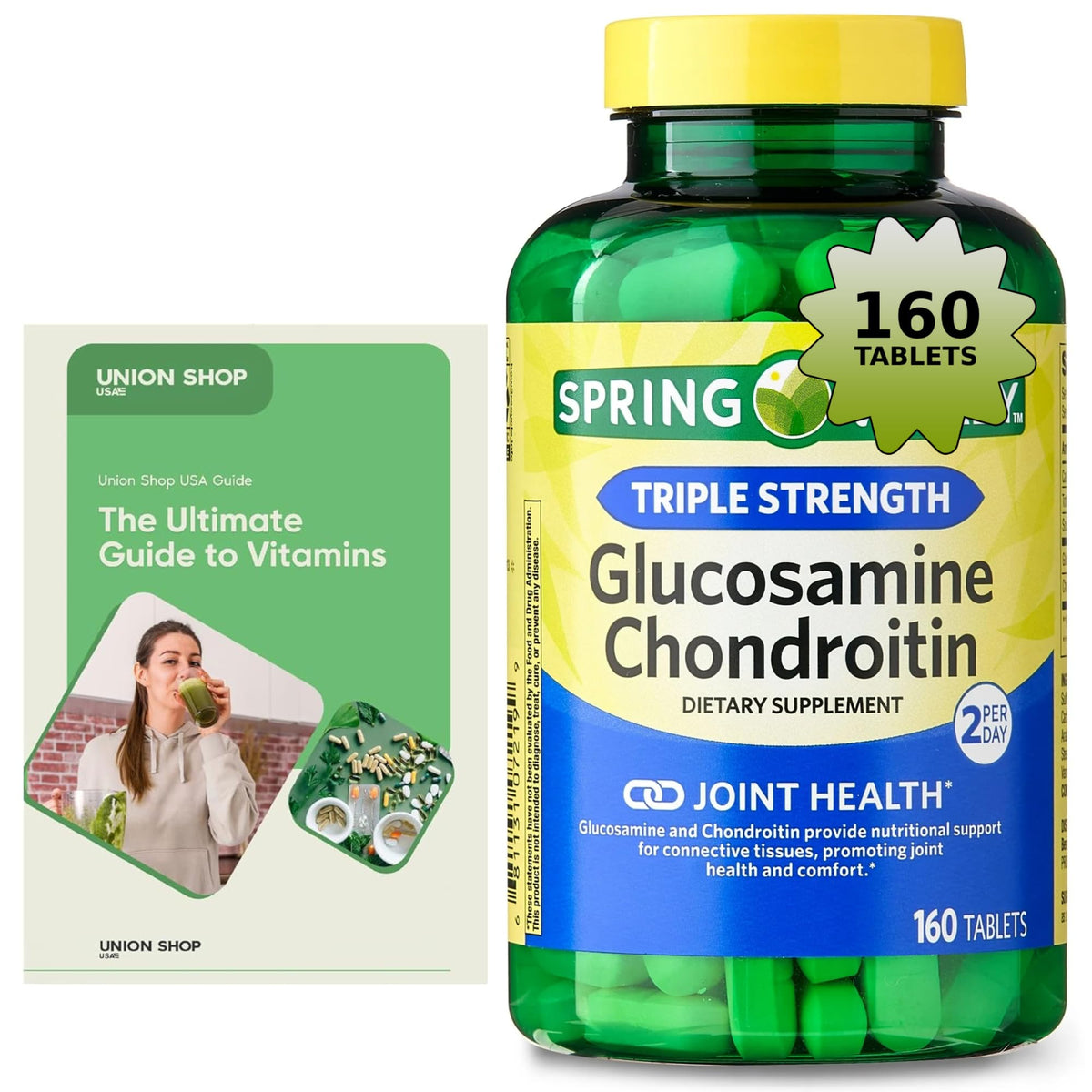 Triple Strength Glucosamine Chondroitin 160 Tablets N98241