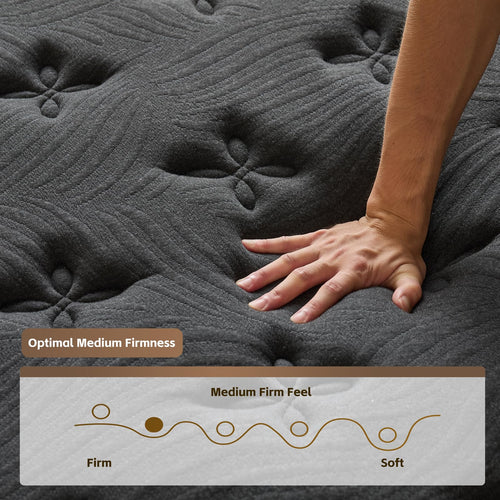 12 Inch Full Size Hybrid Mattress H407772