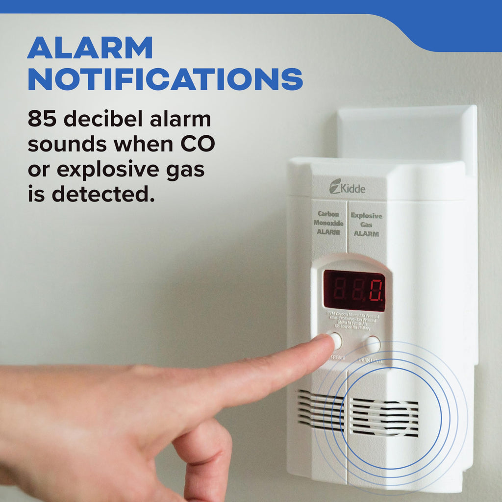 Carbon Monoxide & Explosive Gas Alarm with Digital Display B21253
