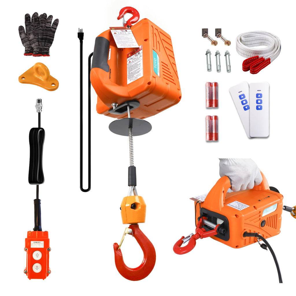 1500W 1500 lbs Electric Hoist Winch I20384