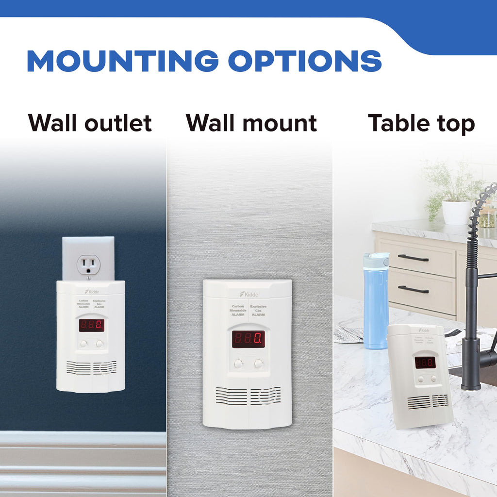 Carbon Monoxide & Explosive Gas Alarm with Digital Display B21253