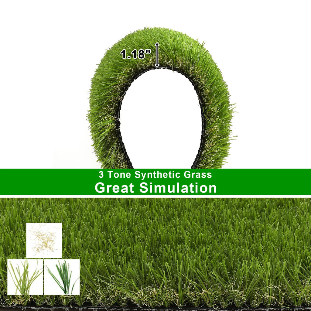 20x25 inches Artificial Grass Pad with Drainage Holes B36735