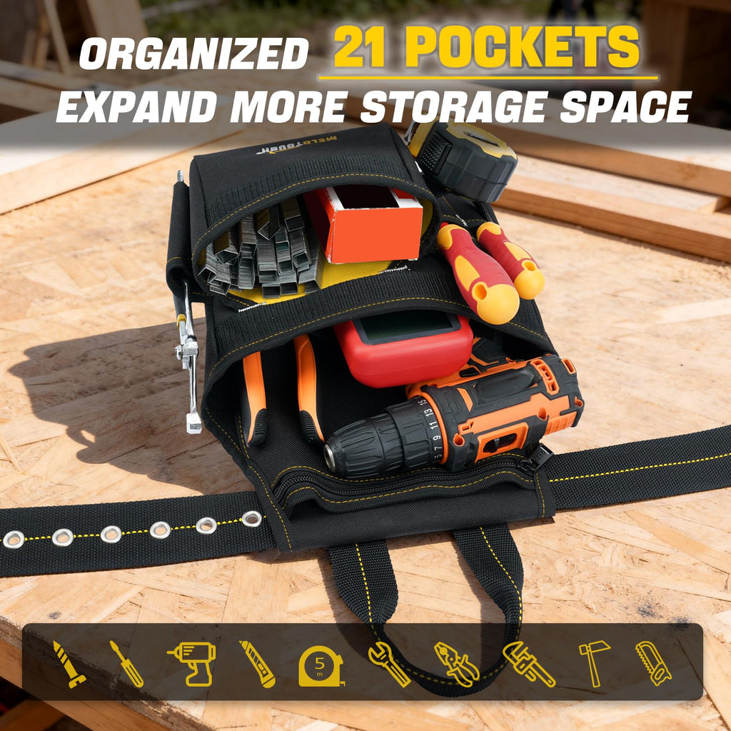 Tool Belt Organizer with 21 Pockets T9553