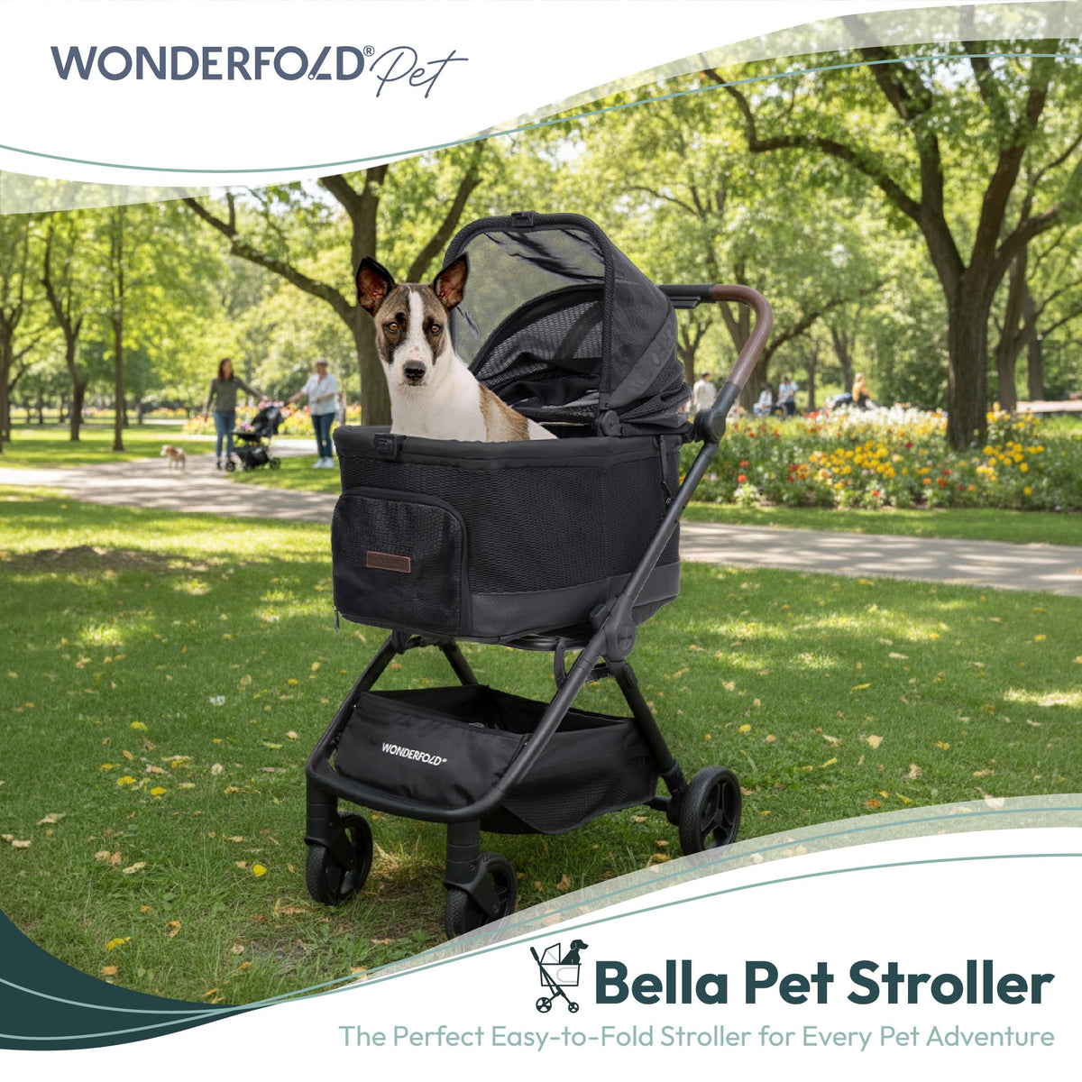 Lightweight Aluminum Frame Pet Stroller O61277