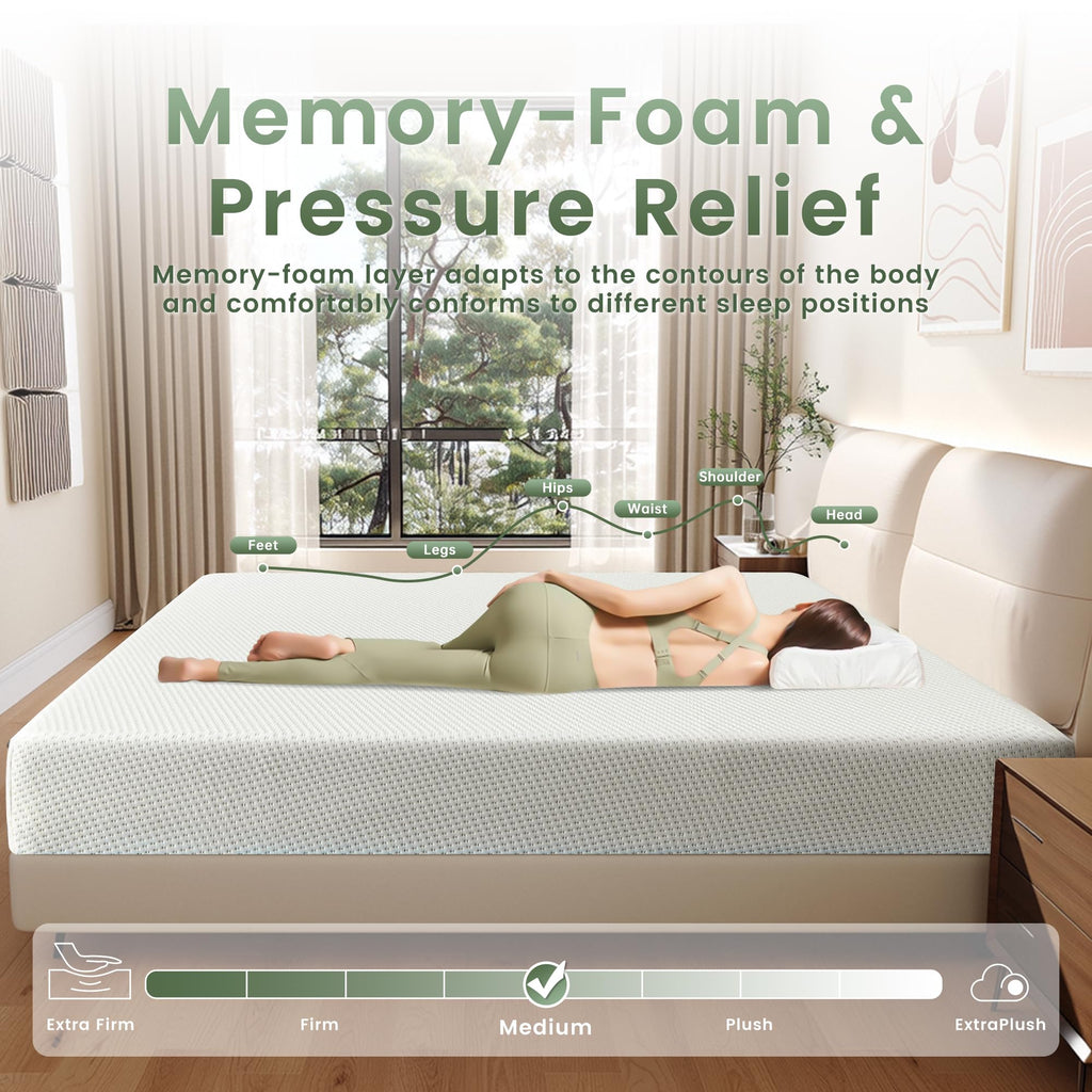 Twin 5 Inch Memory Foam Mattress C1490