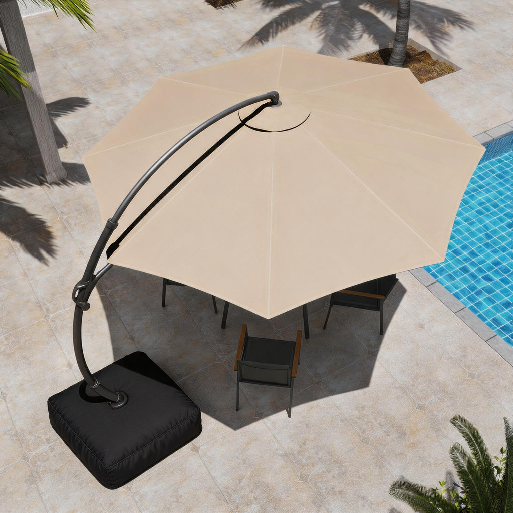 Patio Cantilever Umbrella with Base M3415