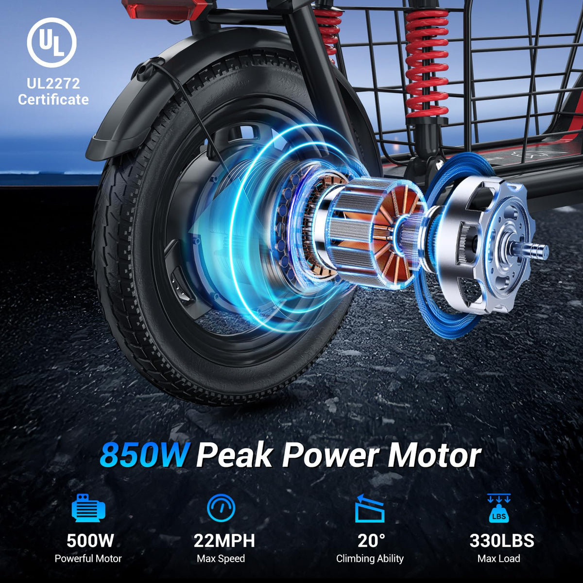 Electric Scooter with Seat C939