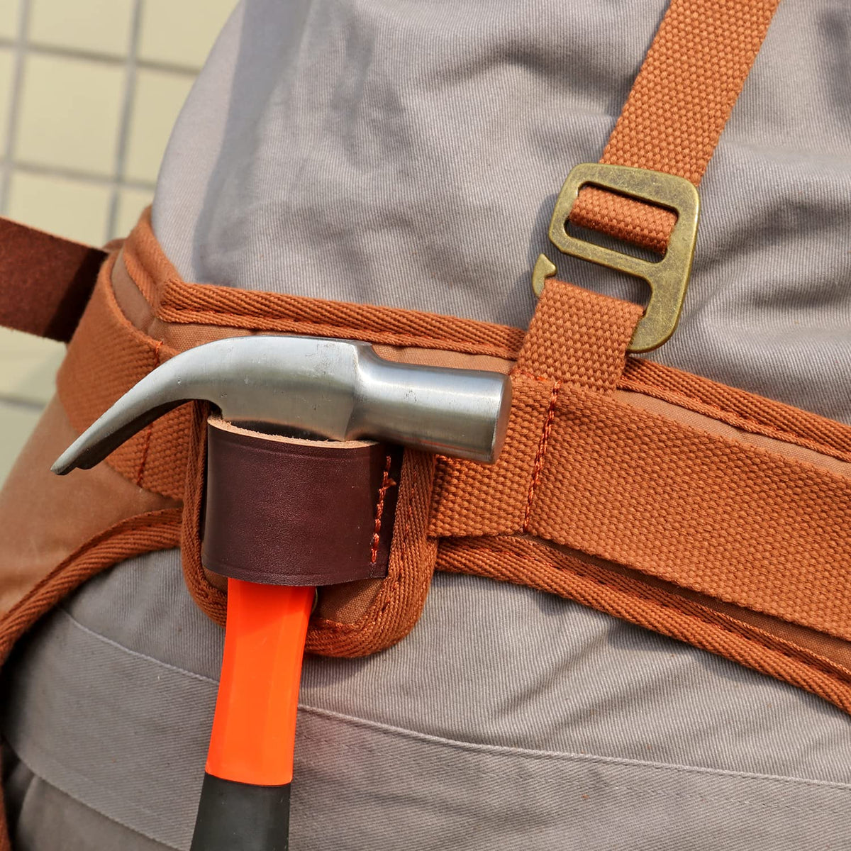 Tool Belt Bag with Suspenders 5+ Pockets E8180