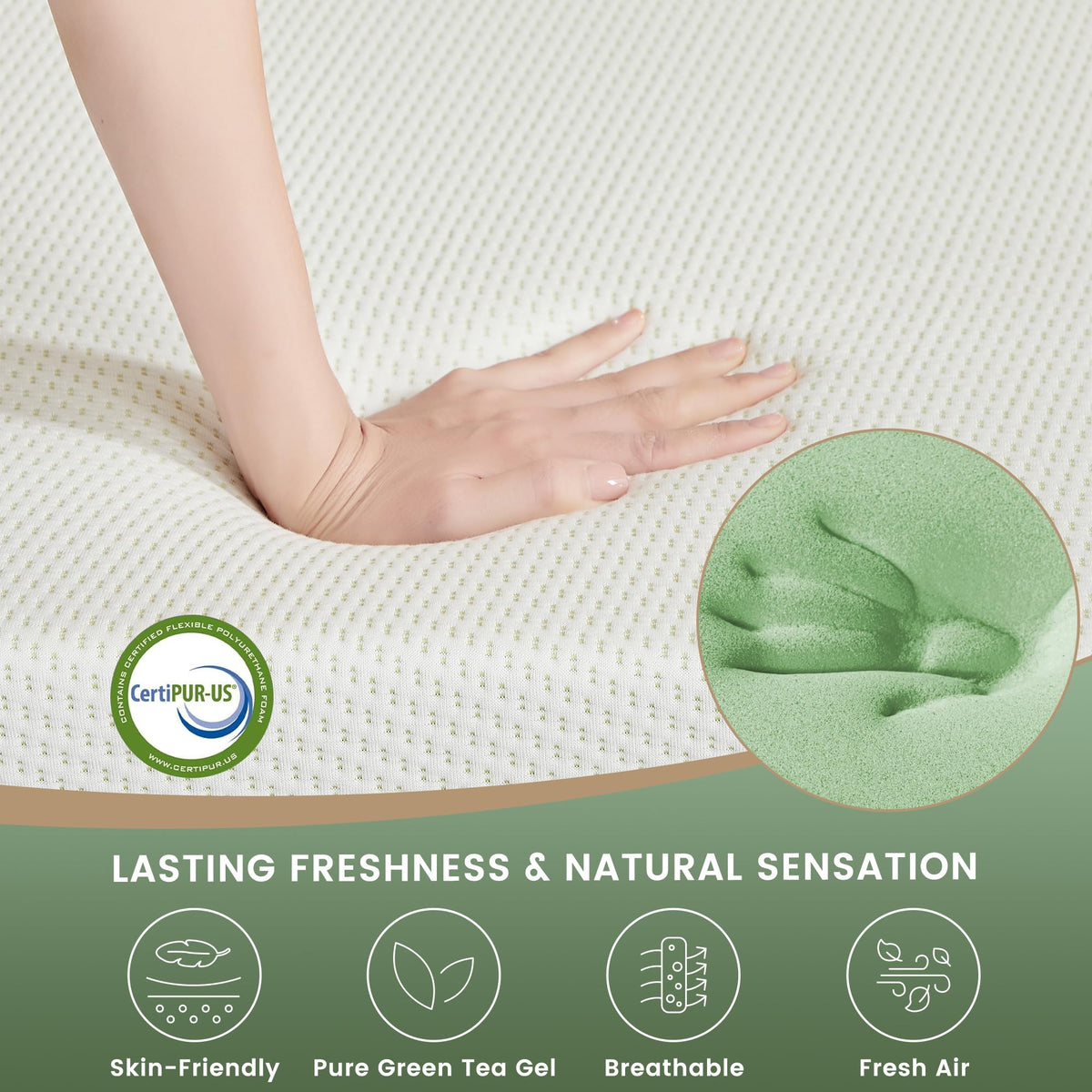 Twin 5 Inch Memory Foam Mattress C1490