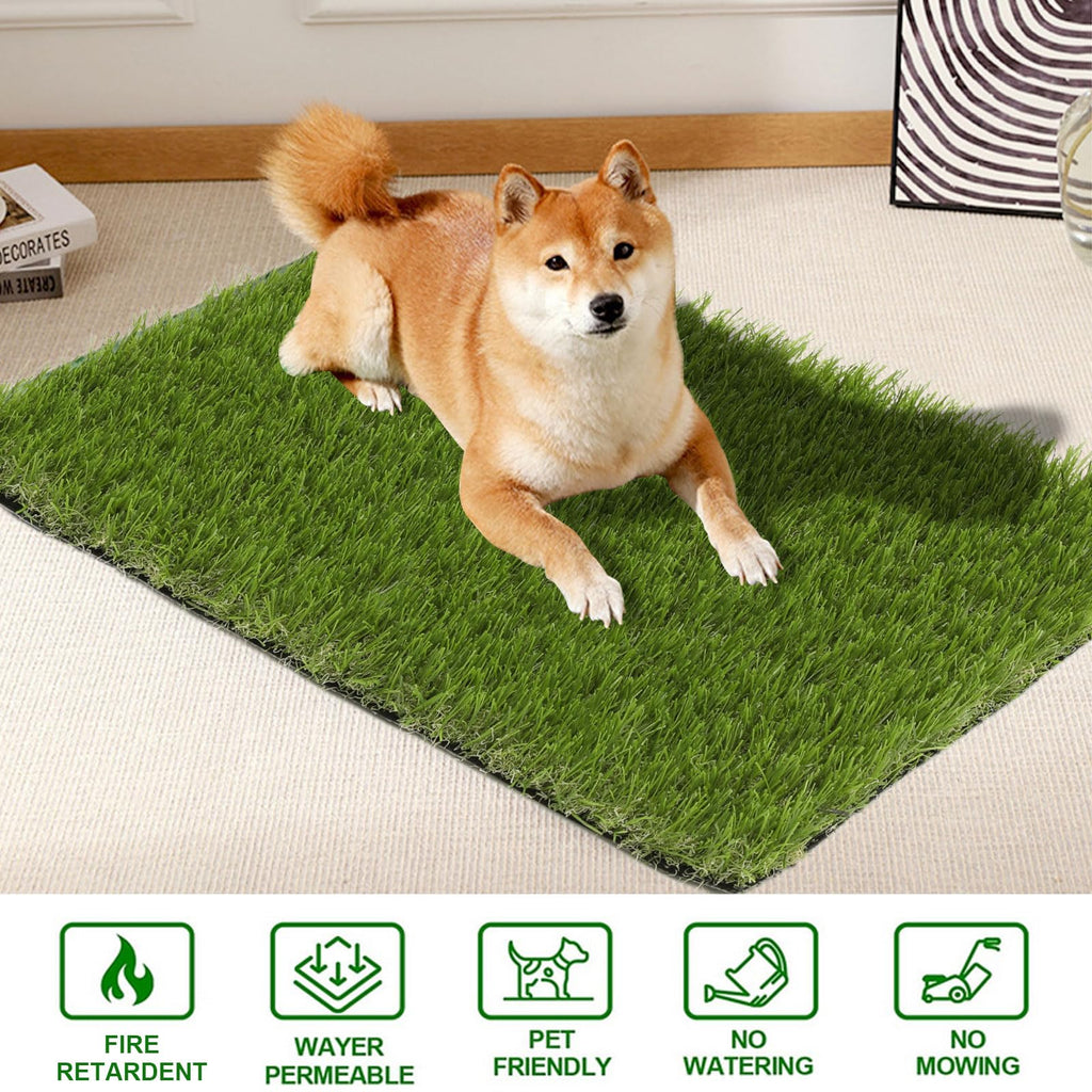 20x25 inches Artificial Grass Pad with Drainage Holes B36735