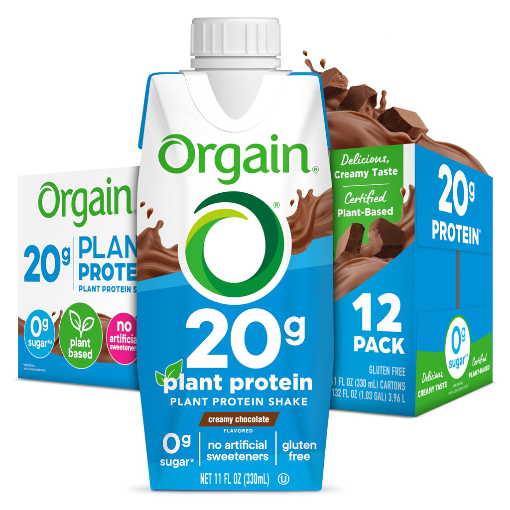 Chocolate 20g Vegan Protein Shake 11 oz 12pk H7512