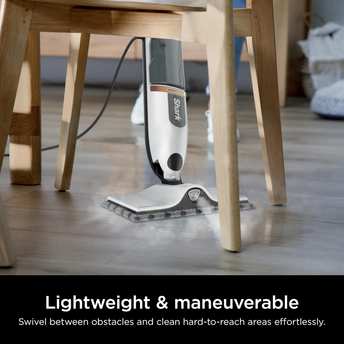 Steam Mop with 3 Steam Modes, 2 Washable Pads I319