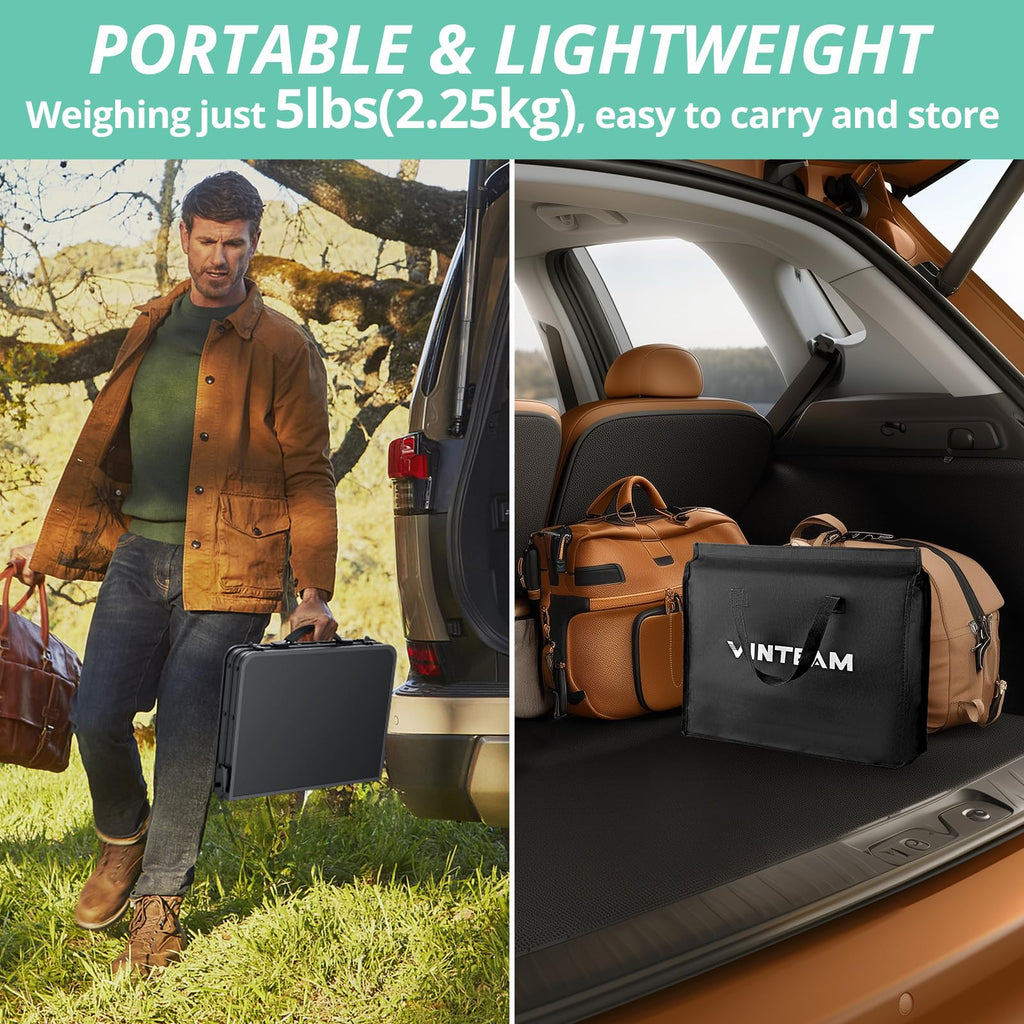 Folding Camping Table with Adjustable Height Q186