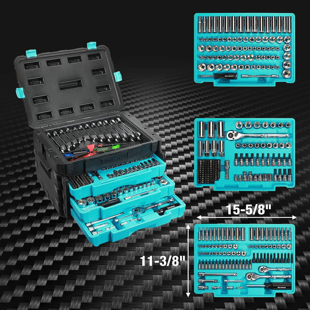 497-Piece Mechanics Tool Set with Tool Box L77865