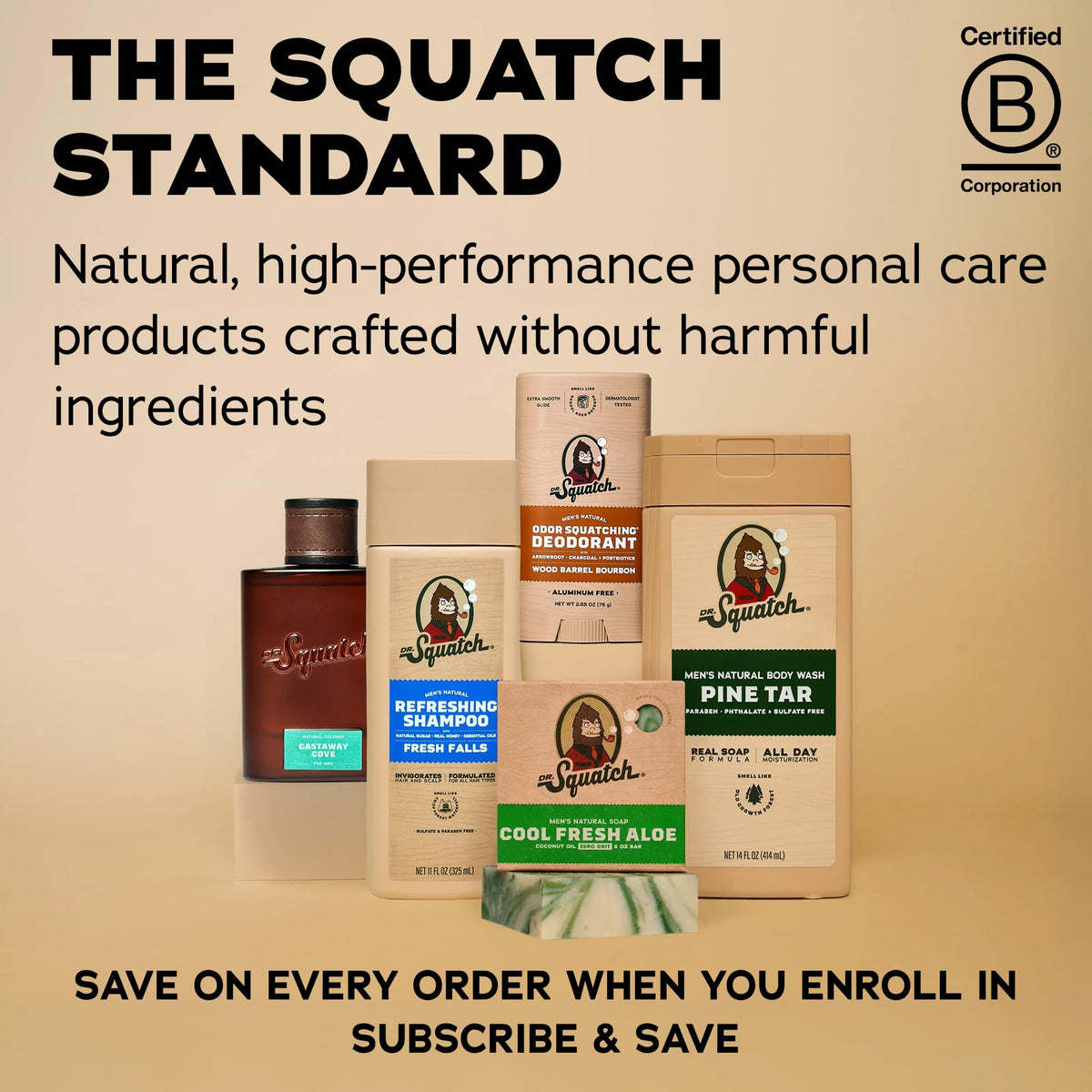 Natural Shampoo and Conditioner Set 11 fl oz 2-Pack L6764