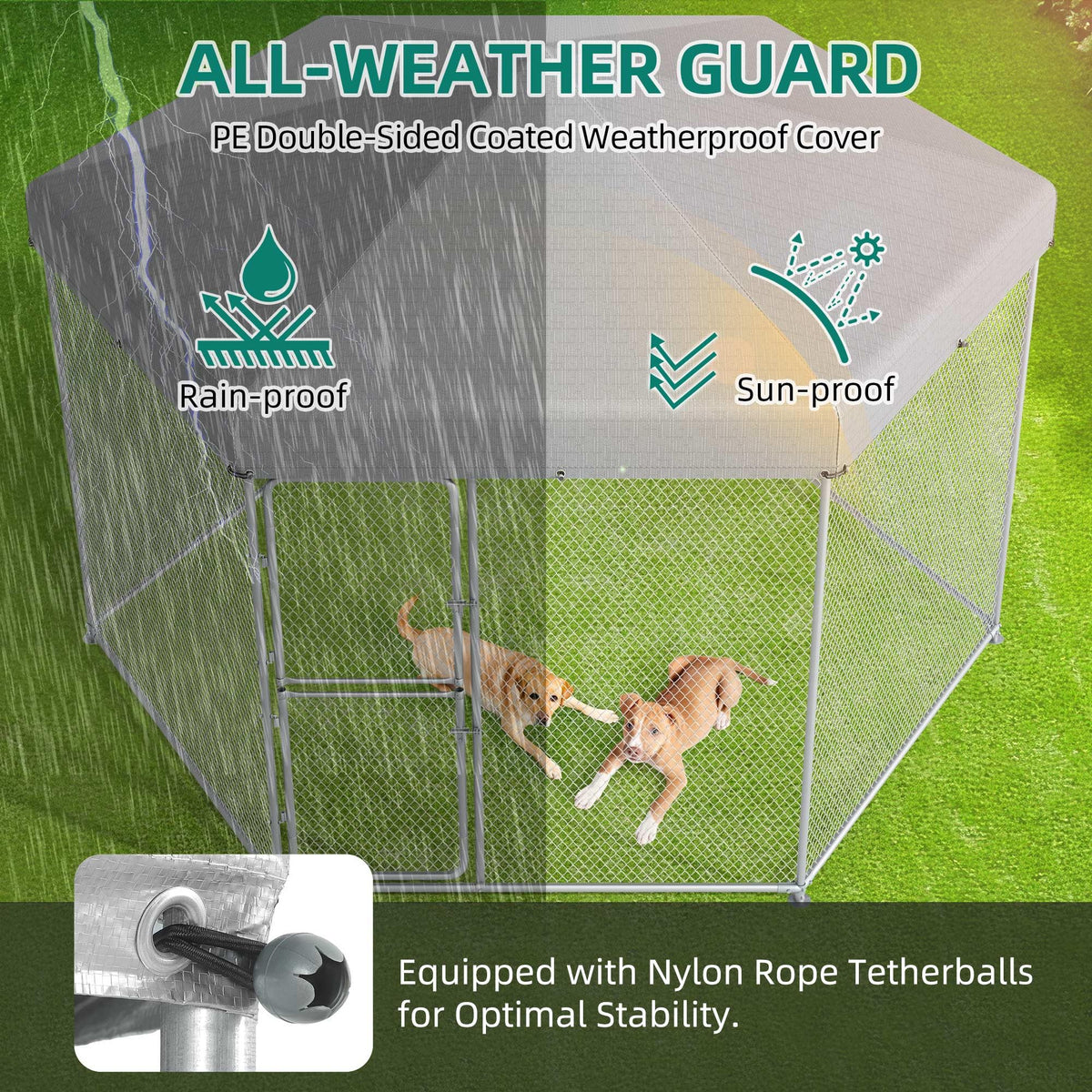 Extra Large Outdoor Dog Kennel T1809