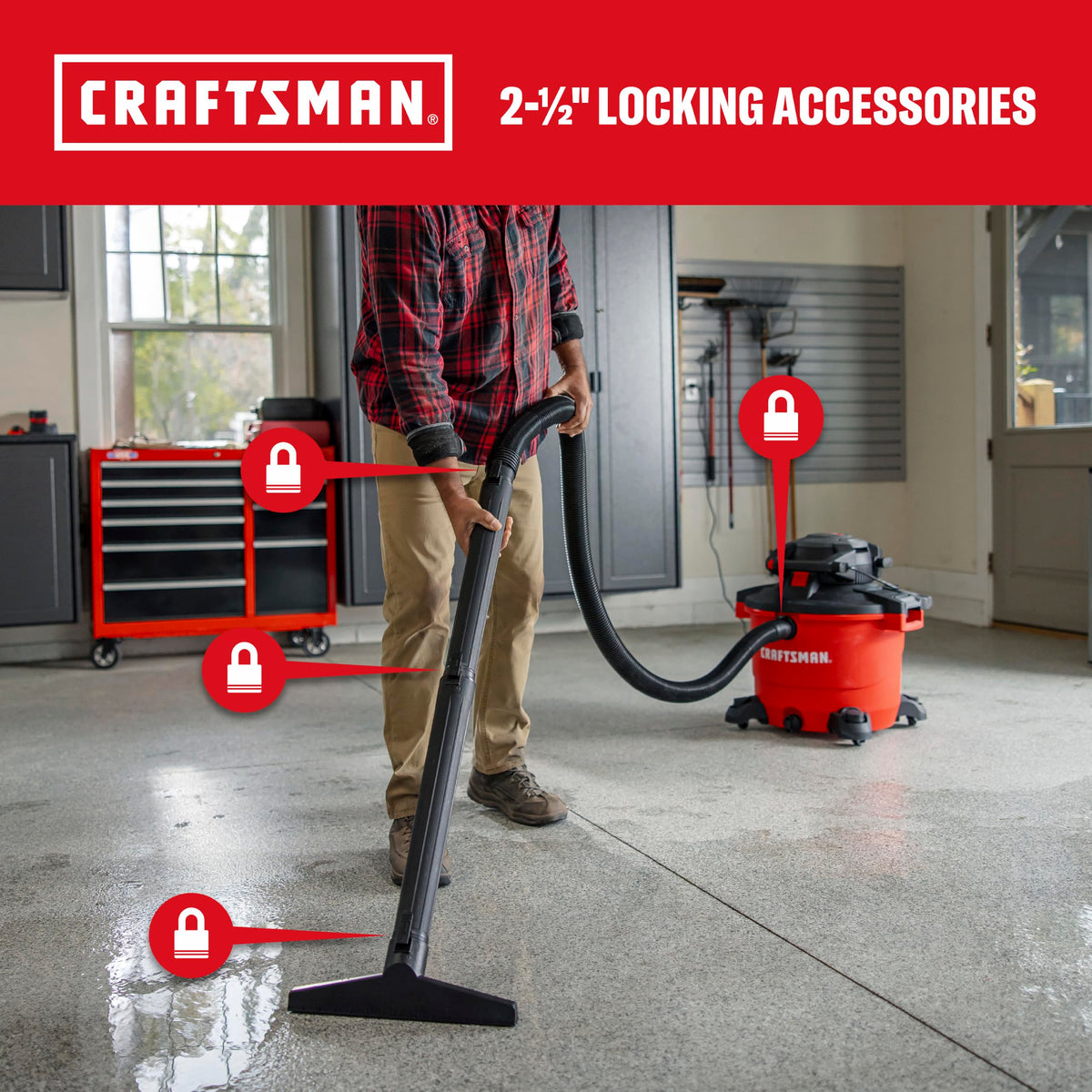 16 Gal. 6.5 Peak HP Wet Dry Vac with Detach Blower Y5862