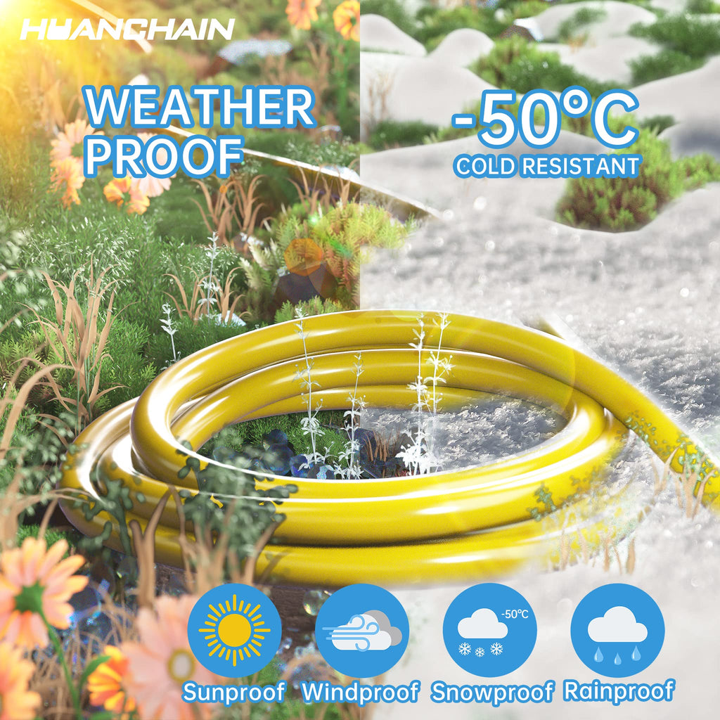 Yellow Indoor Outdoor Extension Cord 100 FT 16/3 Gauge J899